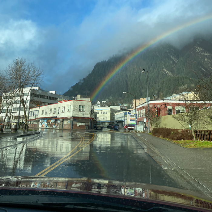 DOWNTOWN JUNEAU RAINBOW