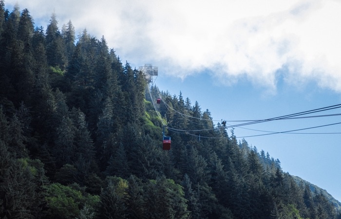 mount roberts tram view juneau alaska