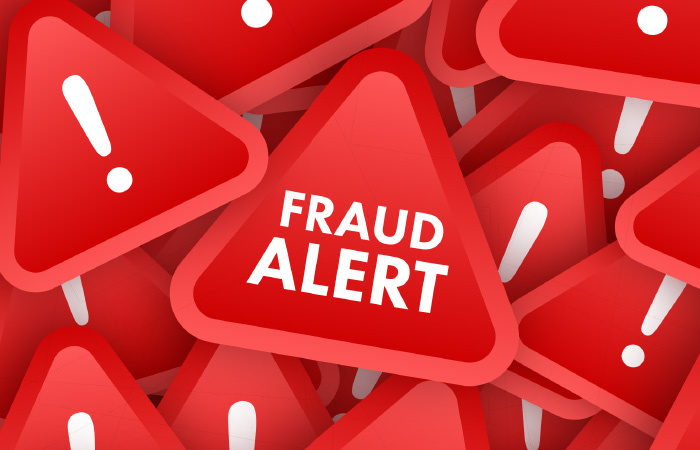 TRUE NORTH FEDERAL CREDIT UNION FRAUD ALERT SYMBOL ON REPEATATIVE PATTERN