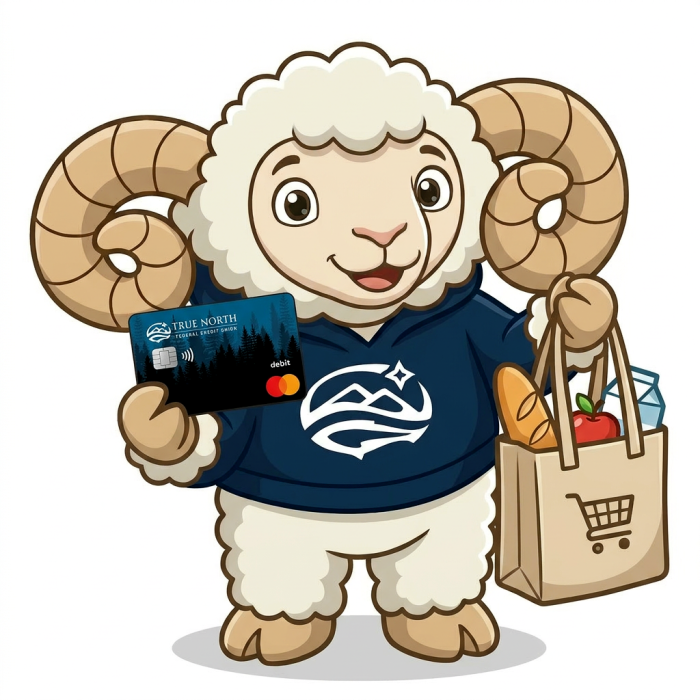 true north federal credit union reggie the round up ram debit card bank alaska savings