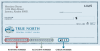 visual of credt union check example to where the routing account and check numbers are located