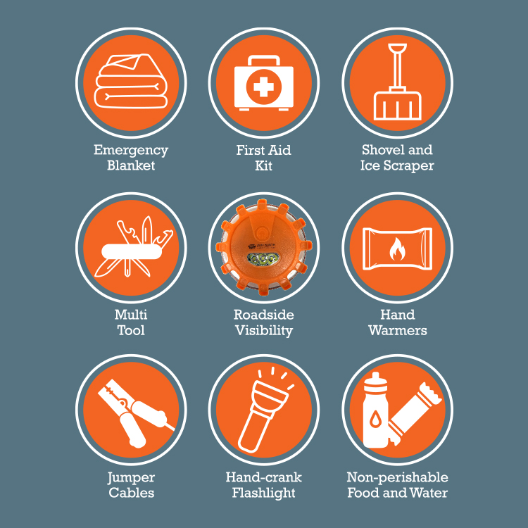 TRUE NORTH FEDERAL CREDIT UNION EMERGENCY PREPAREDNESS ALASKA CAR SAFETY KIT SAFETY SUNDAY