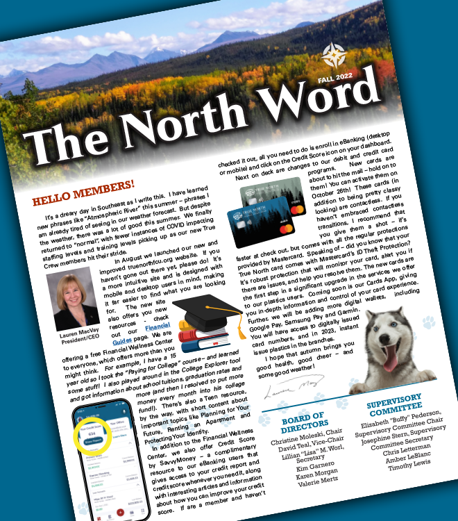 cover of true norths fall 2022 newsletter