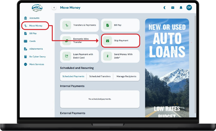 TRUE NORTH FEDERAL CREDIT UNION SKIP A PAY PROGRAM HOW TO SKIP PAYMENTS